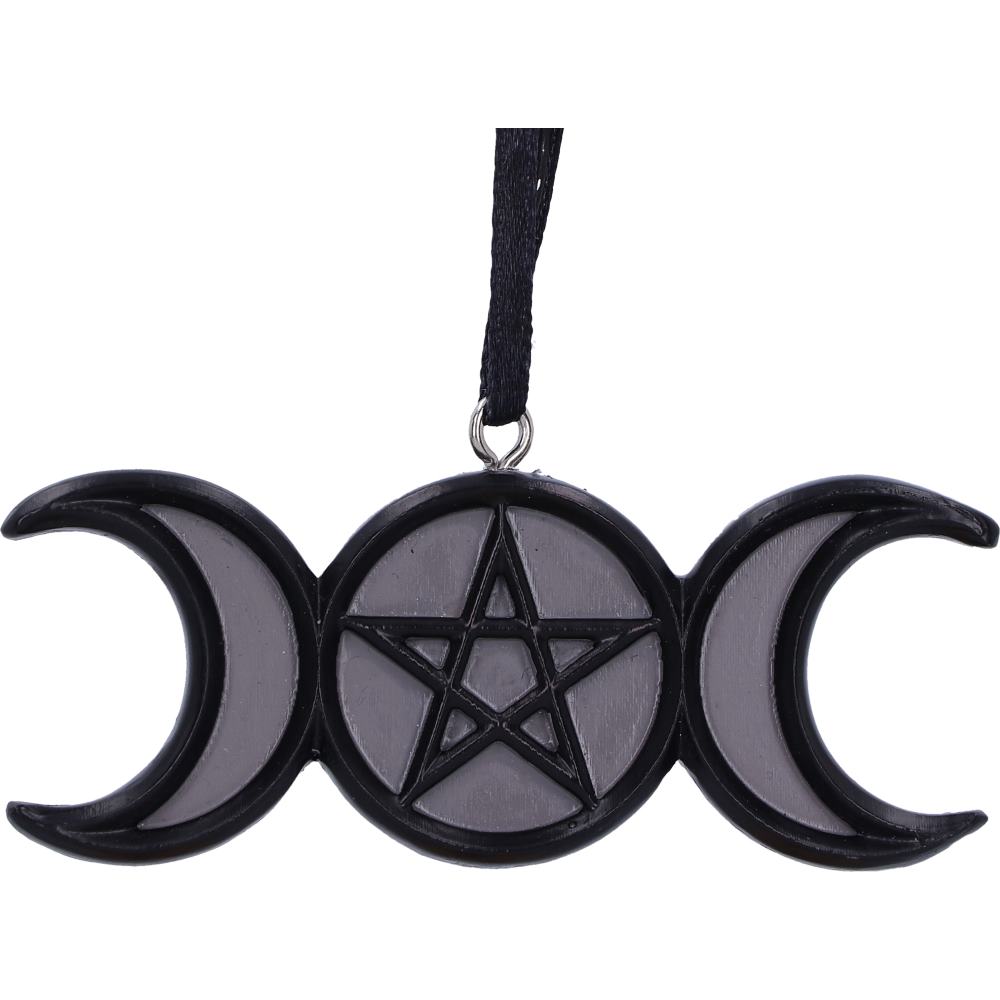 Witching Wares Triple Moon Magic Hanging Ornament 7.5cm