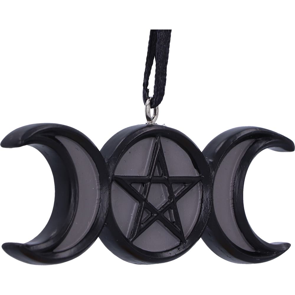 Witching Wares Triple Moon Magic Hanging Ornament 7.5cm