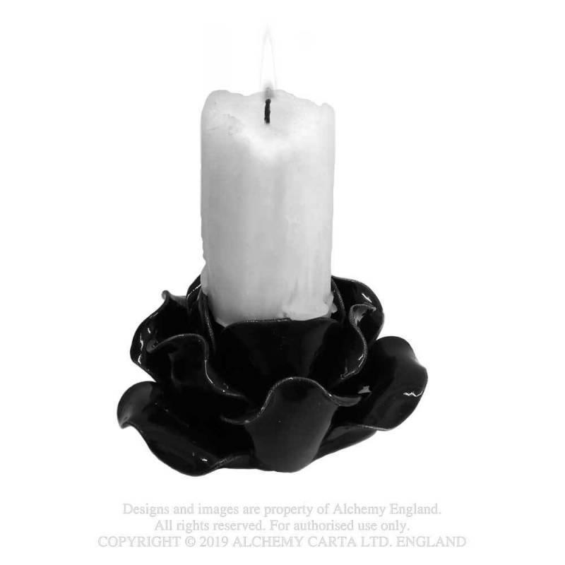 Black Rose Candle Holder/Pot SCR3