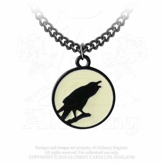 Caw at the Moon Necklace P735 Discontinued