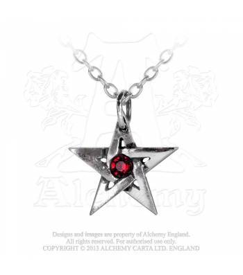 Crystal Pentagram Necklace P365