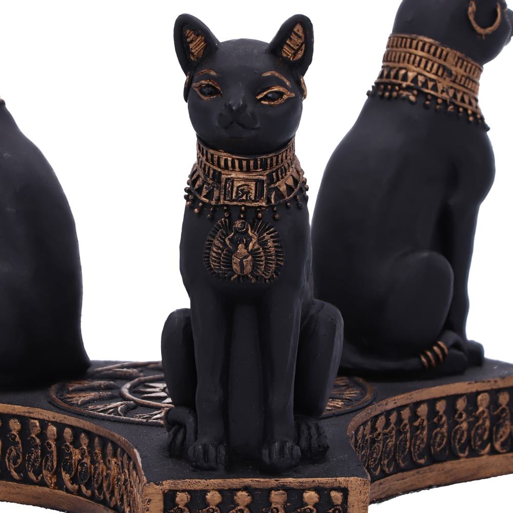 Bastet's Honour Egyption Cat Crystal Ball Holder 12.7cm