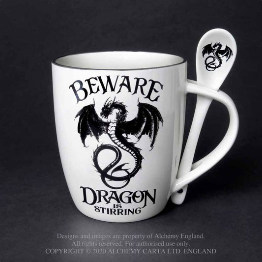 Dragon Is Stirring Mug And Spoon Gift Set