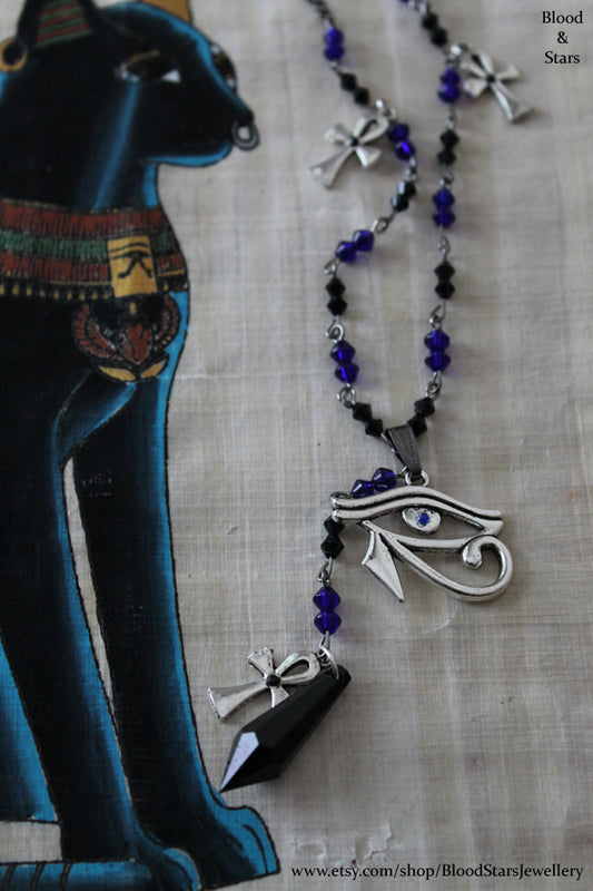 Eye of Horus Mystical Rosary Necklace