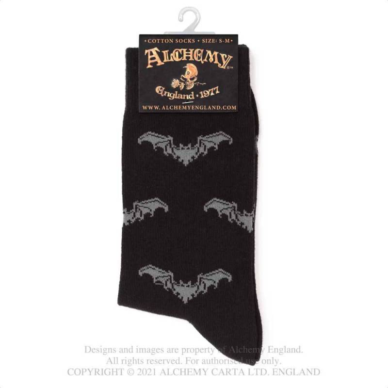 Gothic Bat Socks