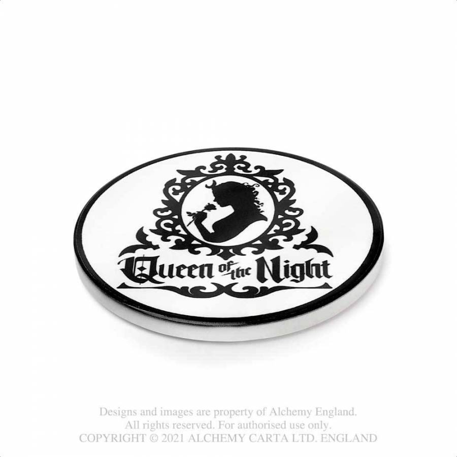 Queen Of The Night Ceramic Coaster