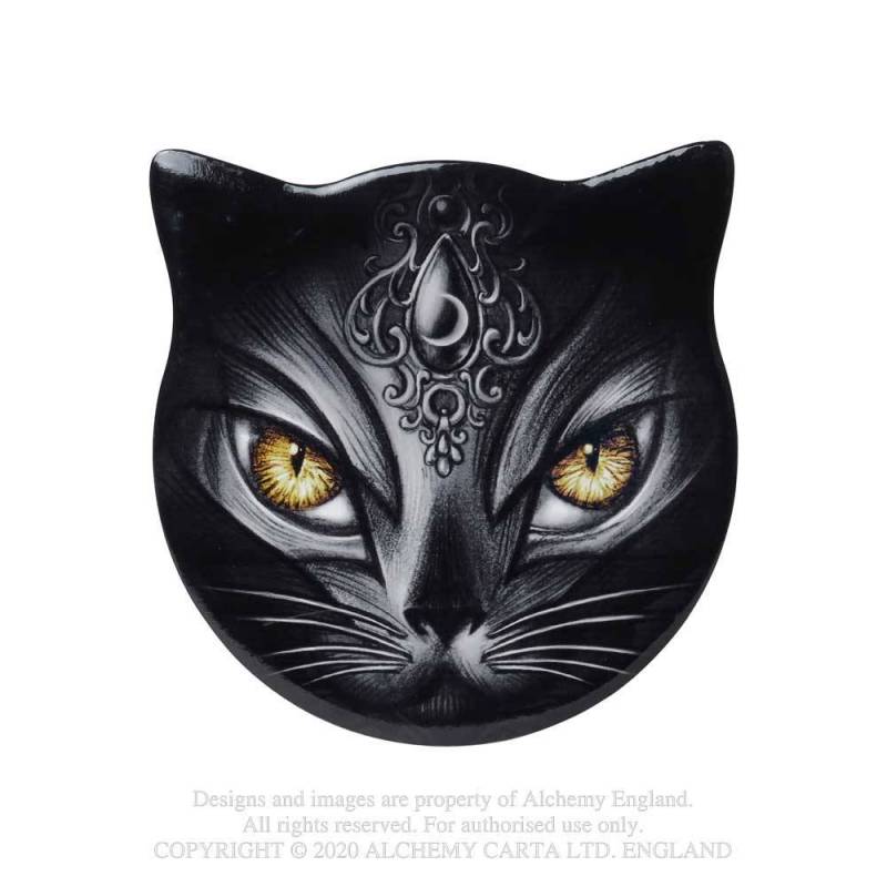 Sacred Cat Ceramic Coaster
