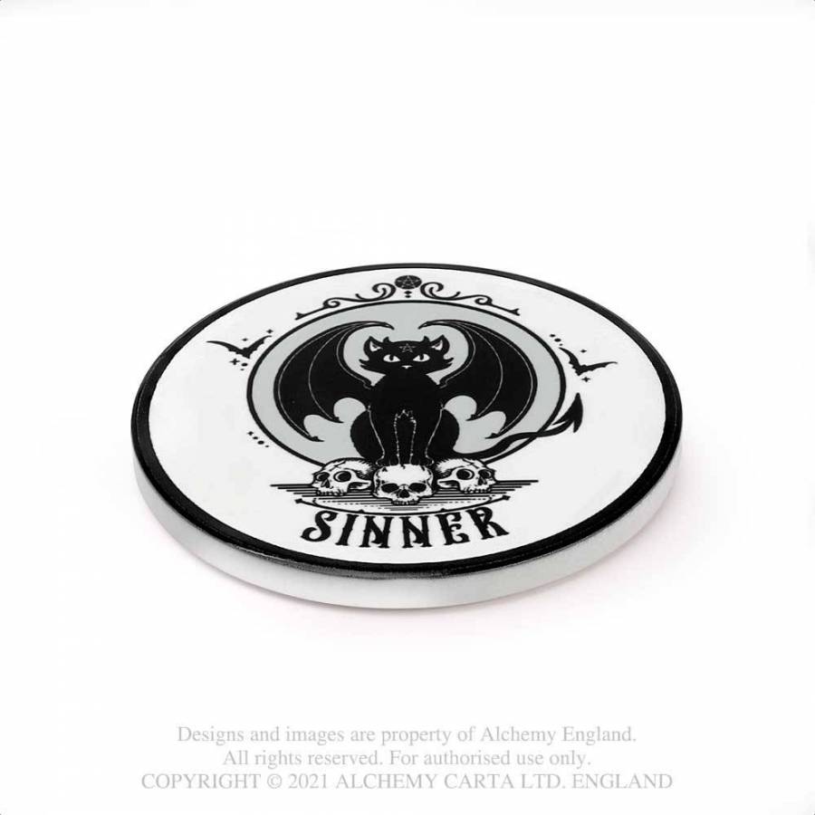 Sinner Ceramic Coaster