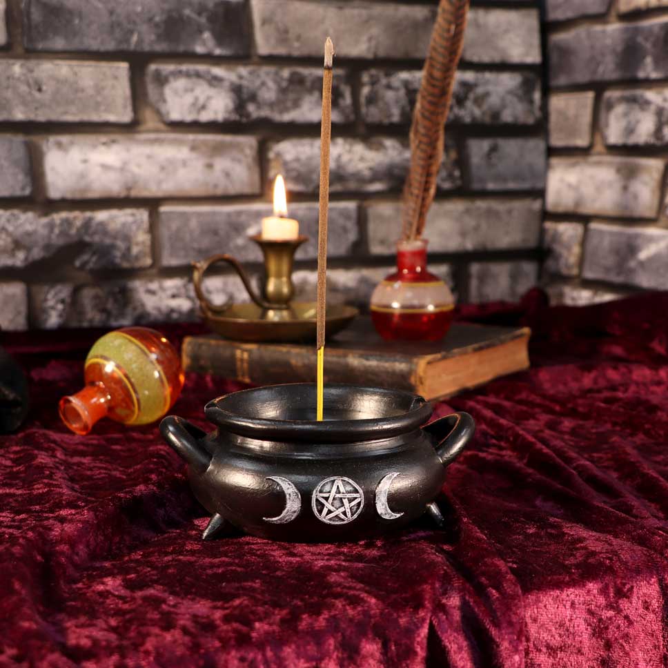 Cauldron Bubble Incense Burner 13cm