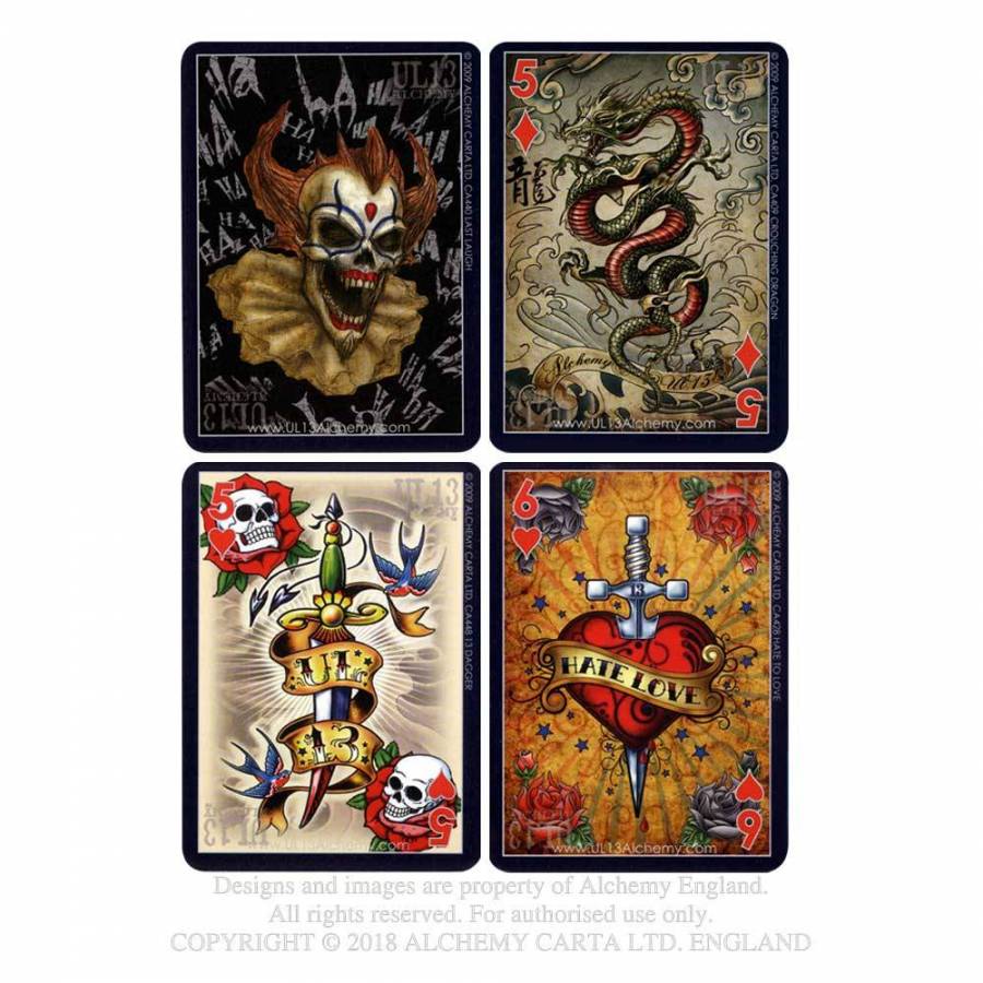 UL13 Unlucky 13 Playing Cards