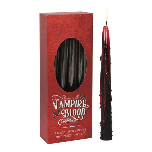 Set of 8 Vampire Blood Taper Candles