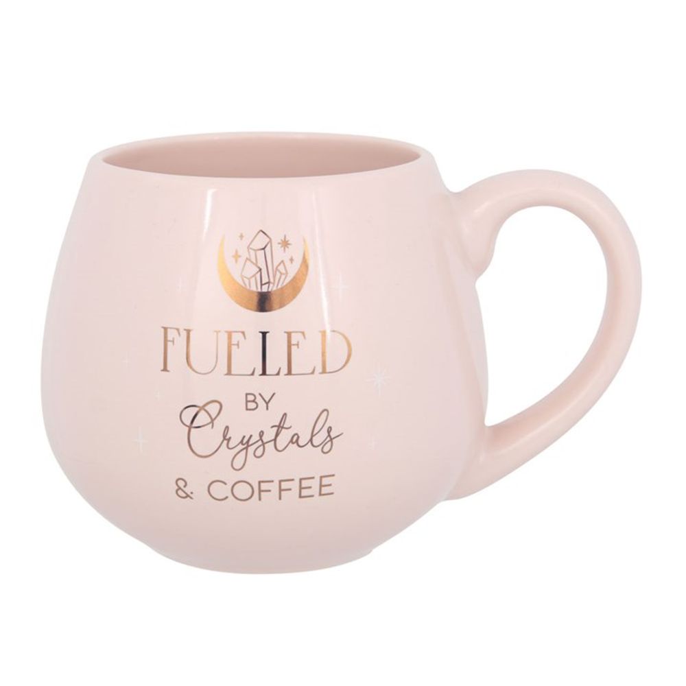 Crystals and Coffee Rounded Mug